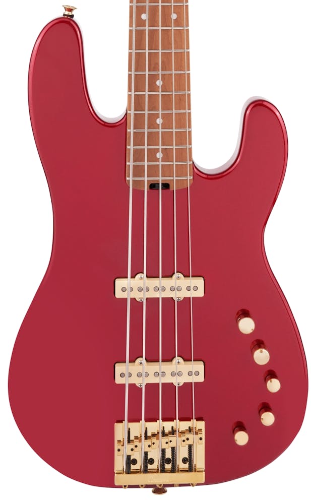 Charvel Pro-Mod San Dimas 5-String Bass JJ V in Candy Apple Red