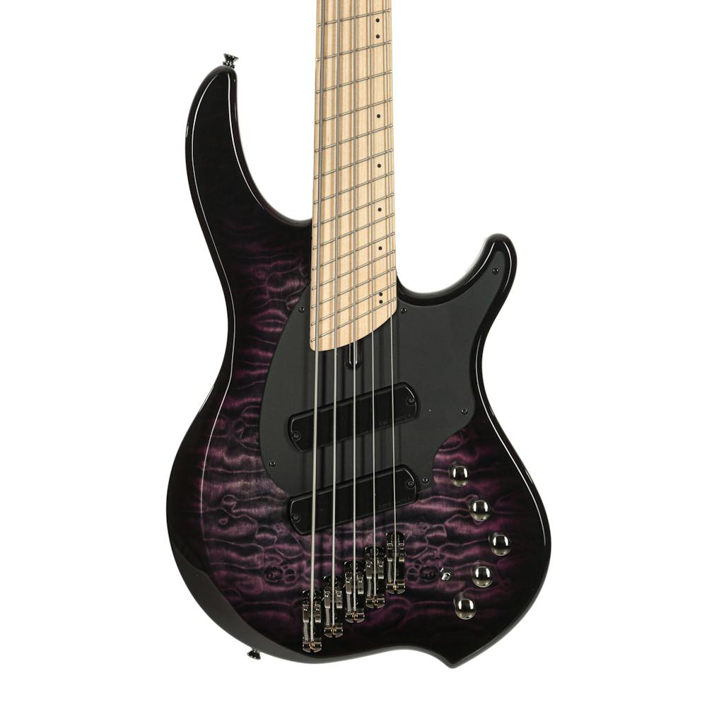 Dingwall Combustion 2 5-String Bass in Amethyst Burst with Quilted Maple Top