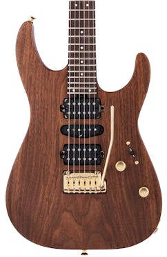 Charvel MJ Series DK24 HSH 2PT E Mahogany with Figured Walnut in Natural