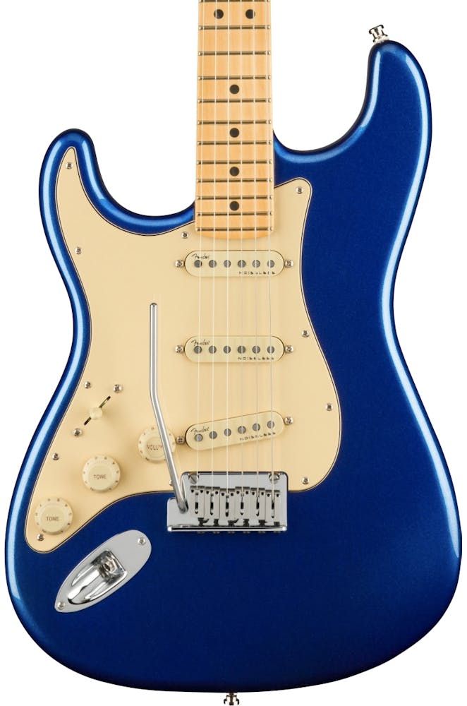 Fender American Ultra Stratocaster Maple Fingerboard Left Handed in Cobra Blue