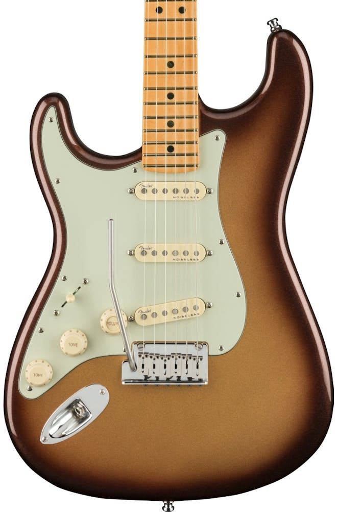 Fender American Ultra Stratocaster Maple Fingerboard Left Handed in Mocha Burst