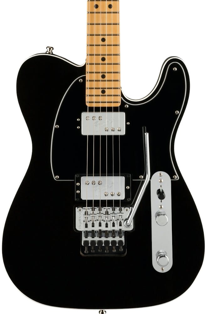 Fender American Ultra Luxe Telecaster Floyd Rose HH in Mystic Black