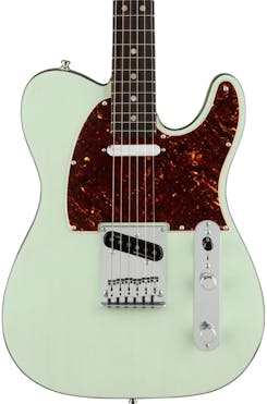 Fender American Ultra Luxe Telecaster in Transparent Surf Green