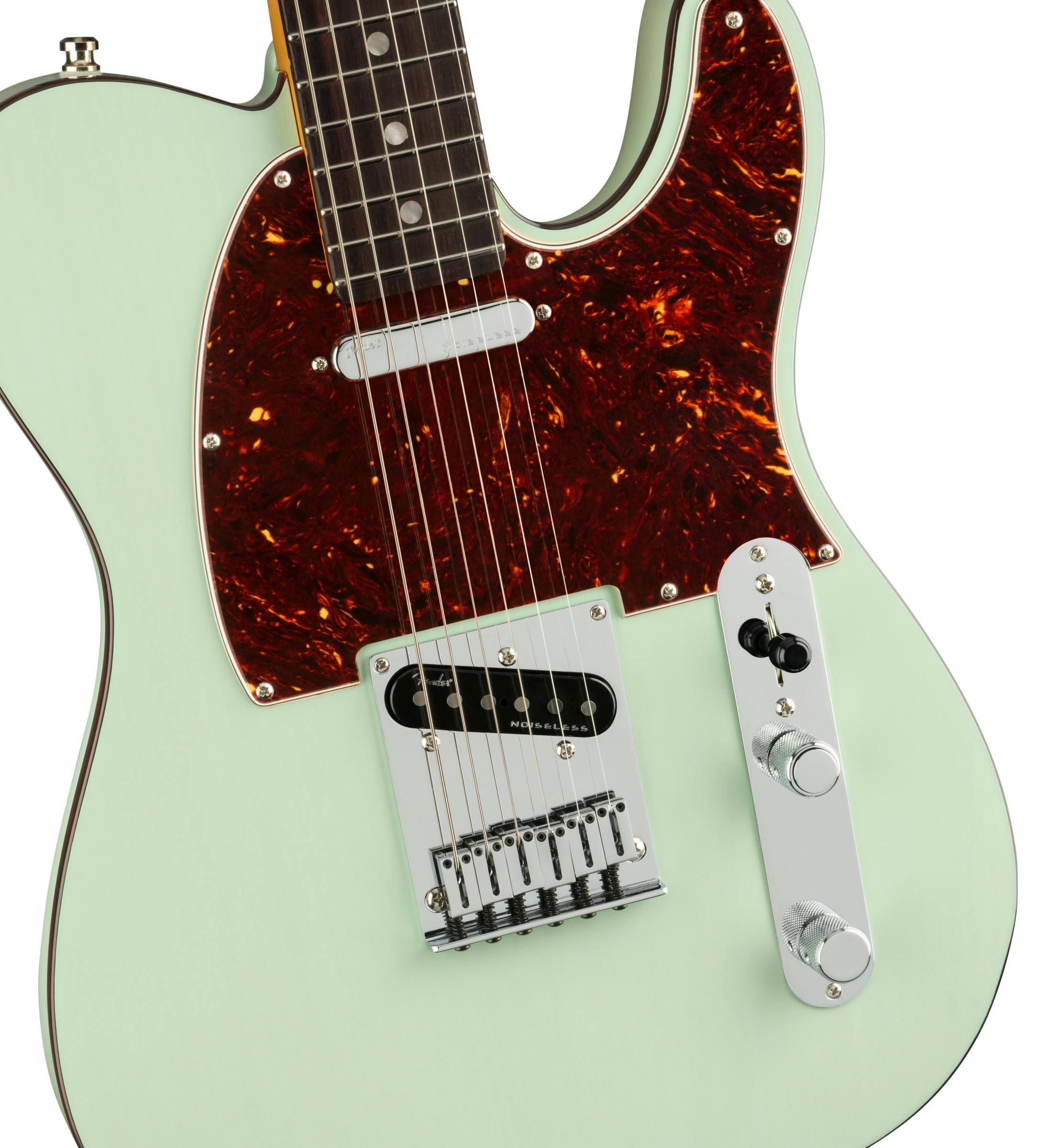 Fender American Ultra Luxe Telecaster in Transparent Surf Green - Andertons  Music Co.