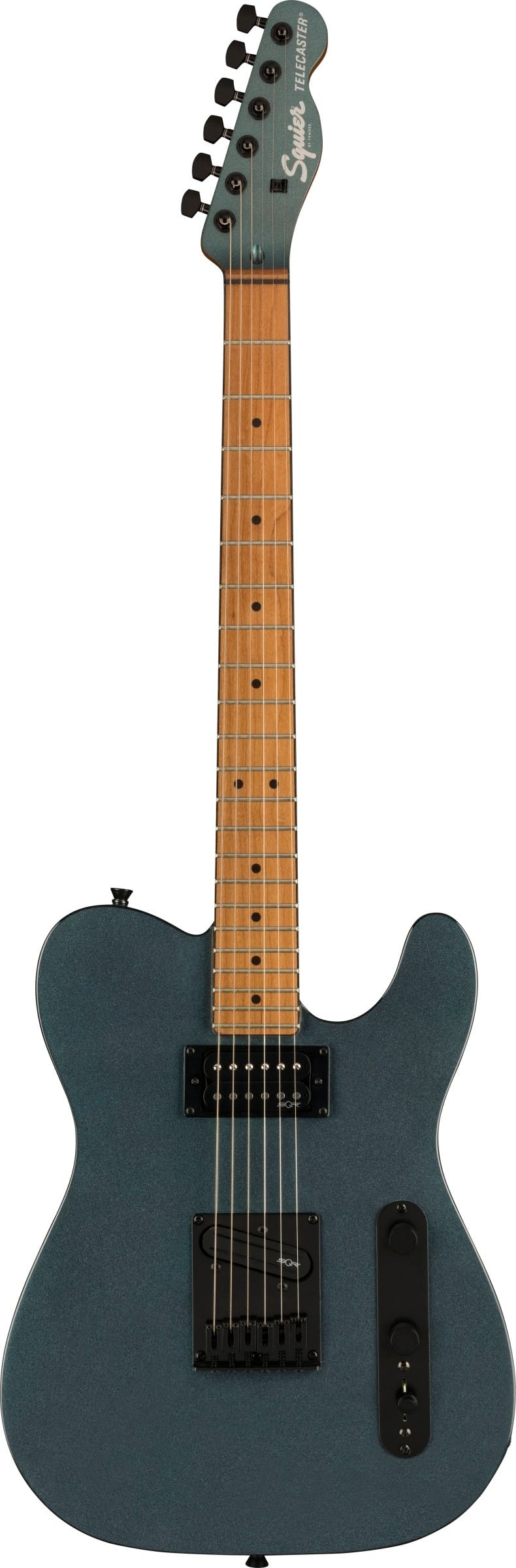 Squier FSR Contemporary Telecaster RH Electric Guitar in Gunmetal Metallic  - Andertons Music Co.