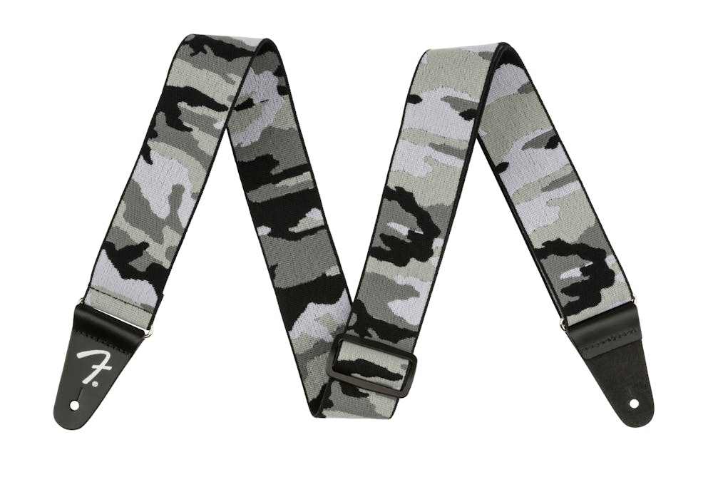 Fender WeighLess Gray Camo Strap