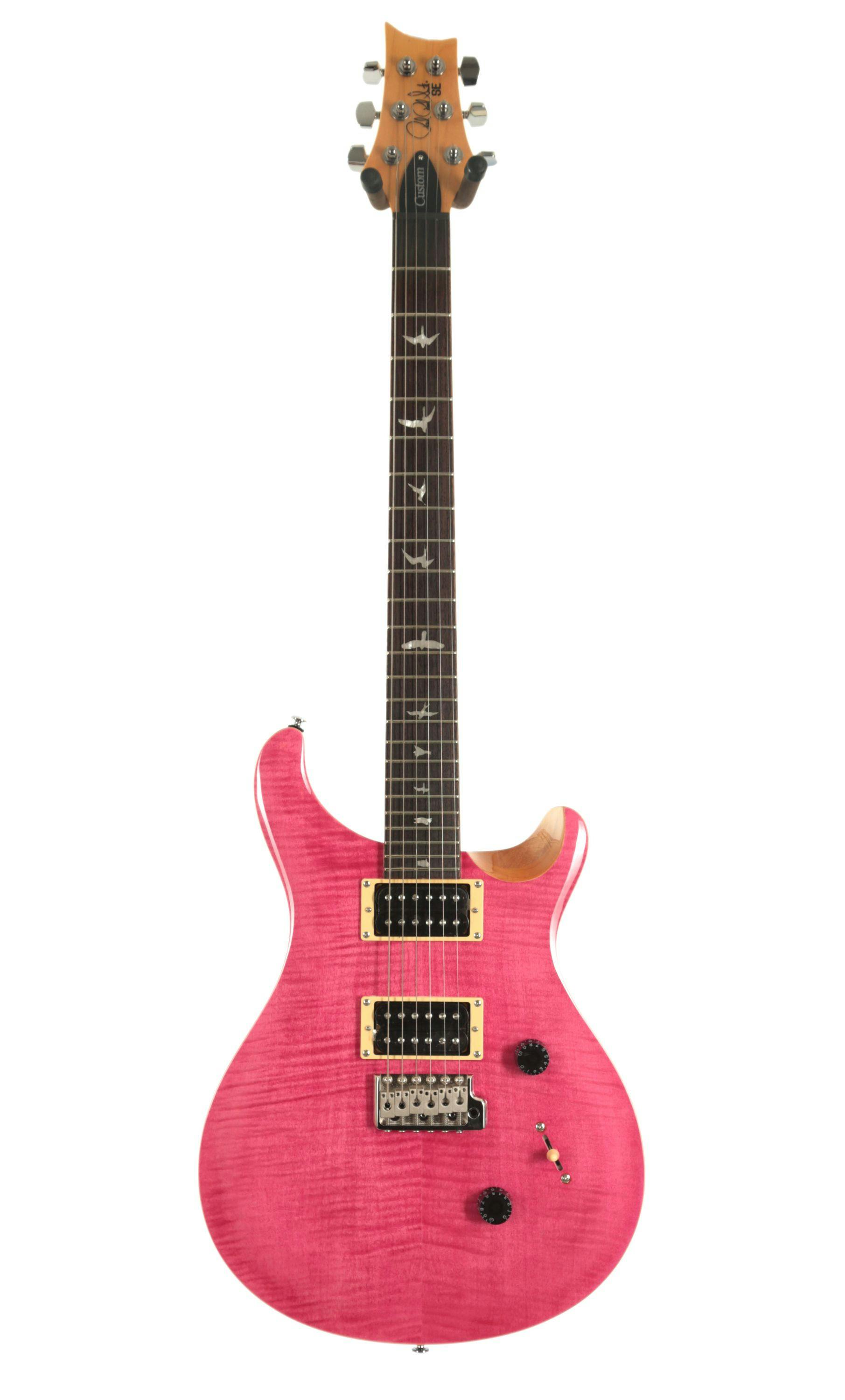 PRS SE Custom 24 Electric Guitar in Bonnie Pink - Andertons Music Co.