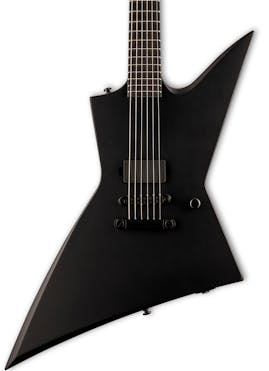 ESP LTD EX Black Metal Electric Guitar in Black Satin