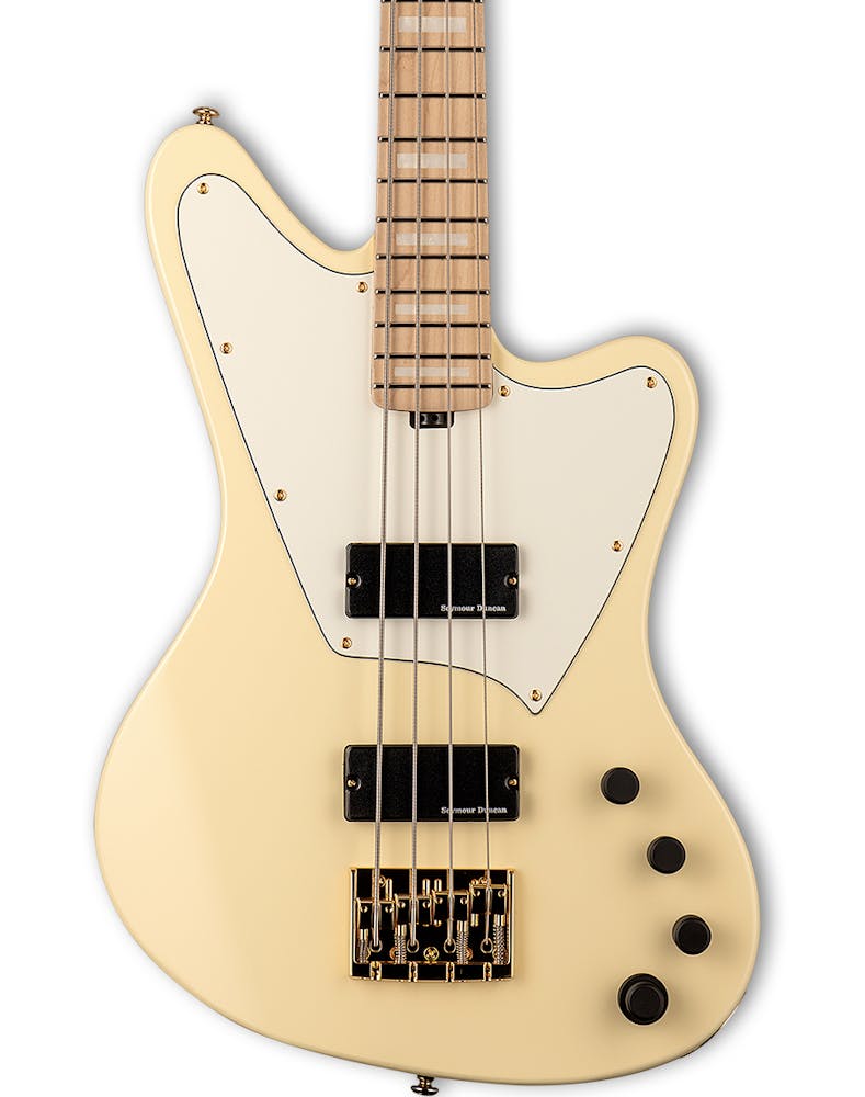 ESP LTD GB-4 Bass Guitar in Vintage White
