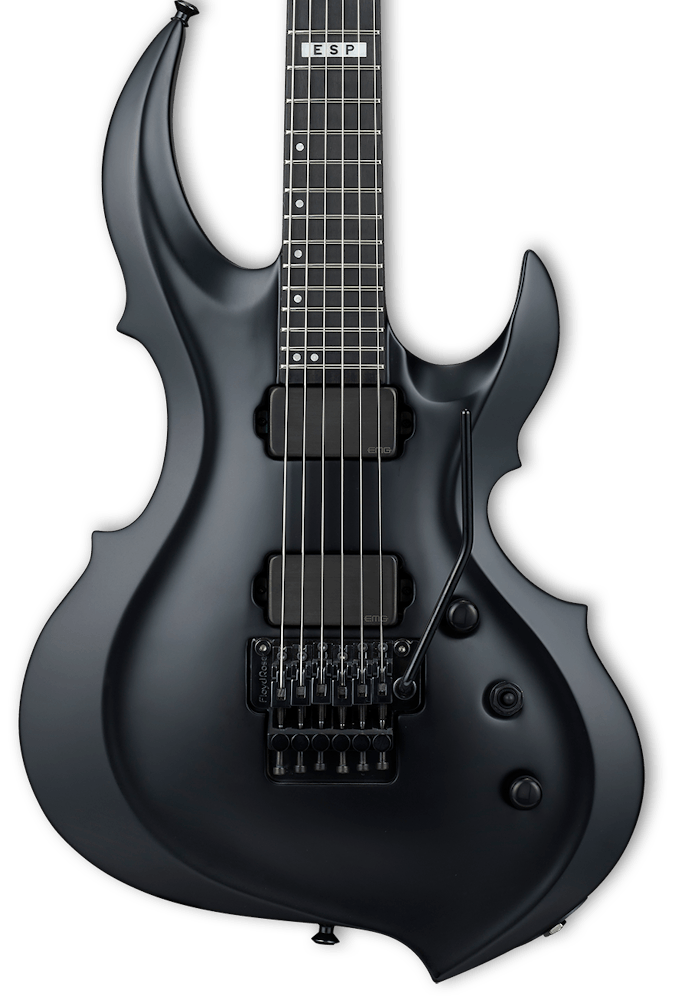 ESP E-II FRX in Black Satin