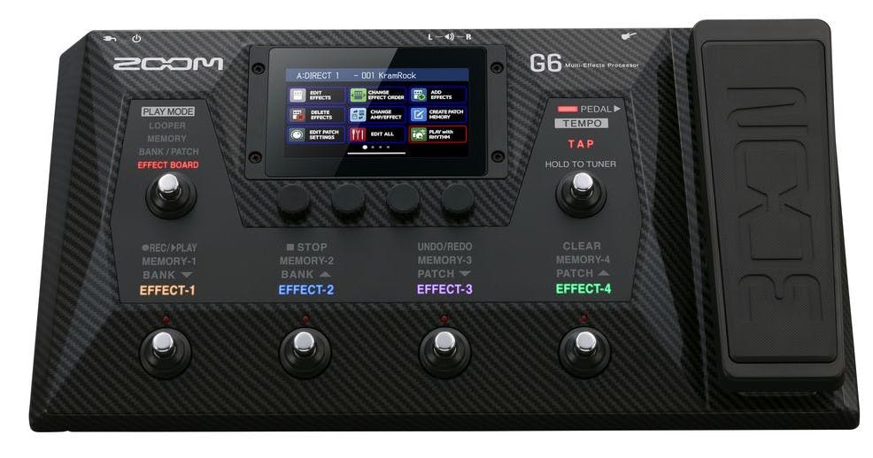 Zoom G6 Multi Effects Processor Pedal - Andertons Music Co.
