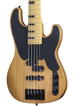 Schecter Model-T Session-5 Bass Guitar in Aged Natural Satin