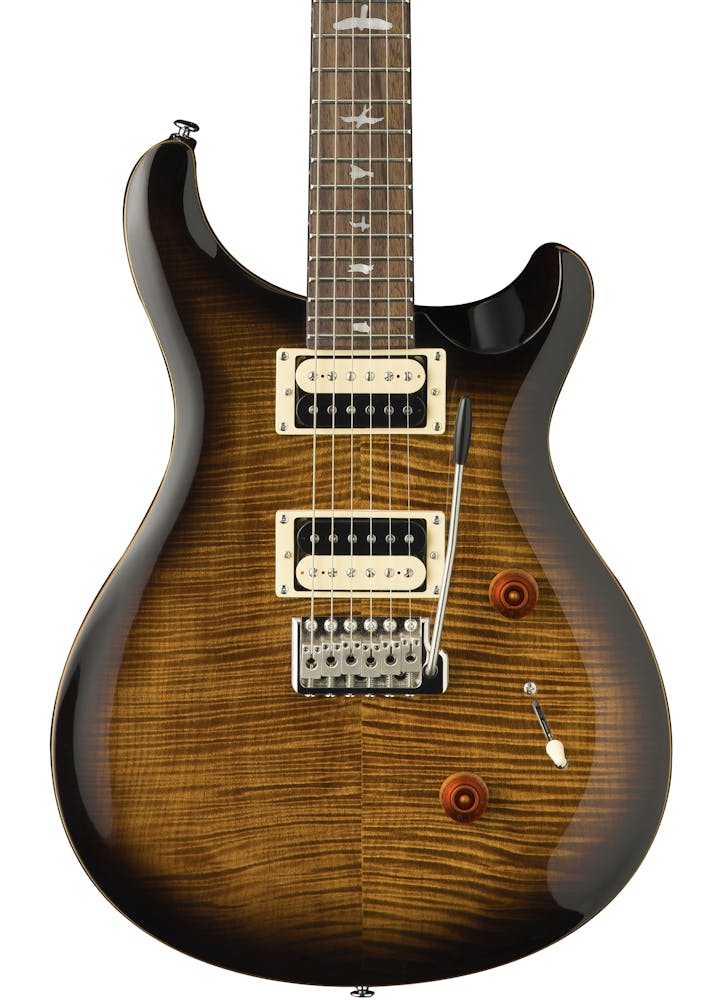 PRS SE Custom 24 Electric Guitar in Black Gold Burst