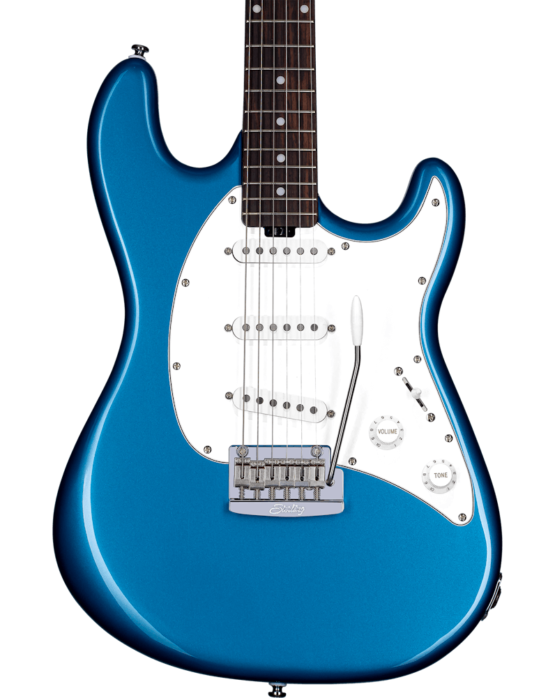 Sterling By Music Man Cutlass CT50SSS Guitar in Toluca Lake Blue