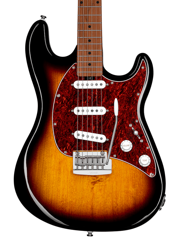 Sterling By Music Man Cutlass CT50SSS Guitar in Vintage Sunburst