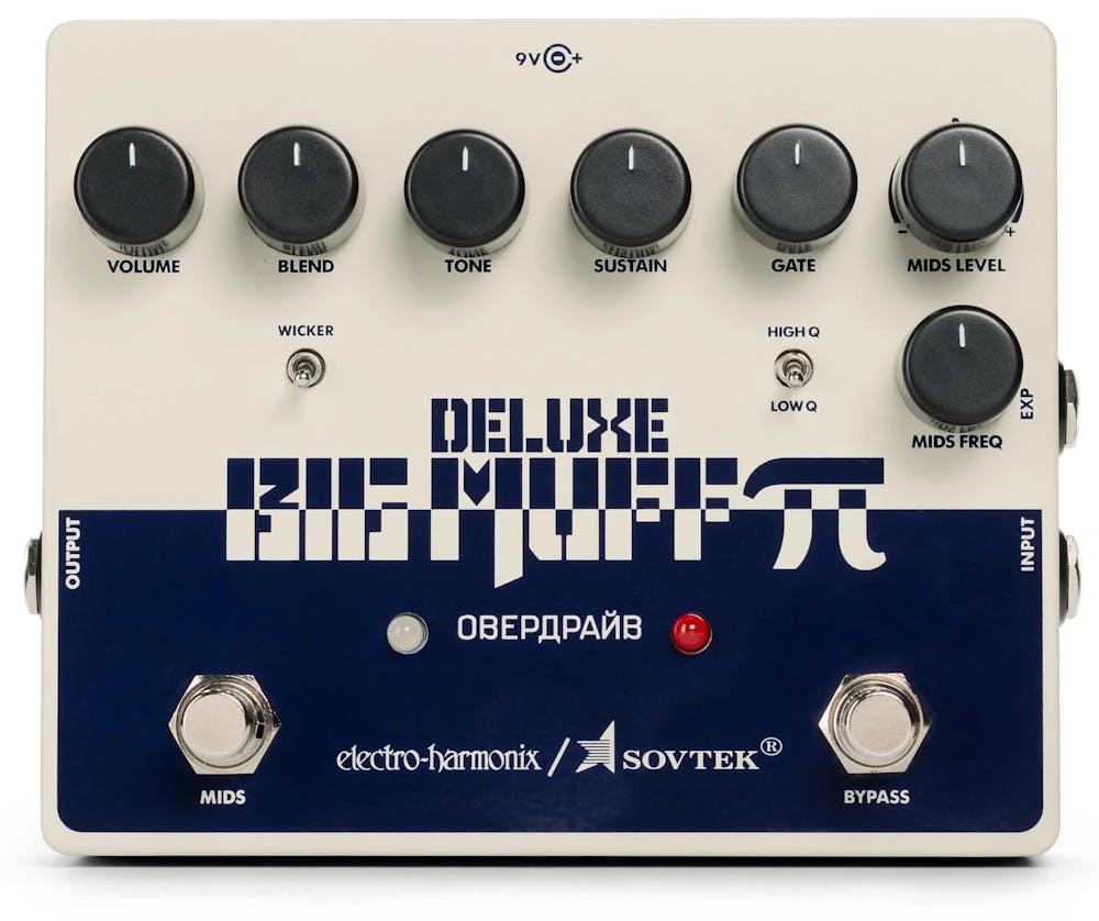 Electro Harmonix Sovtek Deluxe Big Muff Pi Fuzz pedal