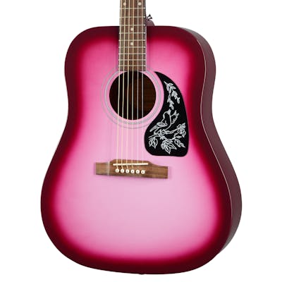 Epiphone Starling Dreadnought Acoustic in Hot Pink Pearl