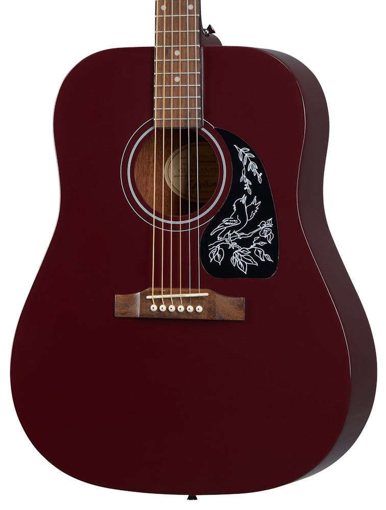 Epiphone Starling Dreadnought Acoustic in Wine Red