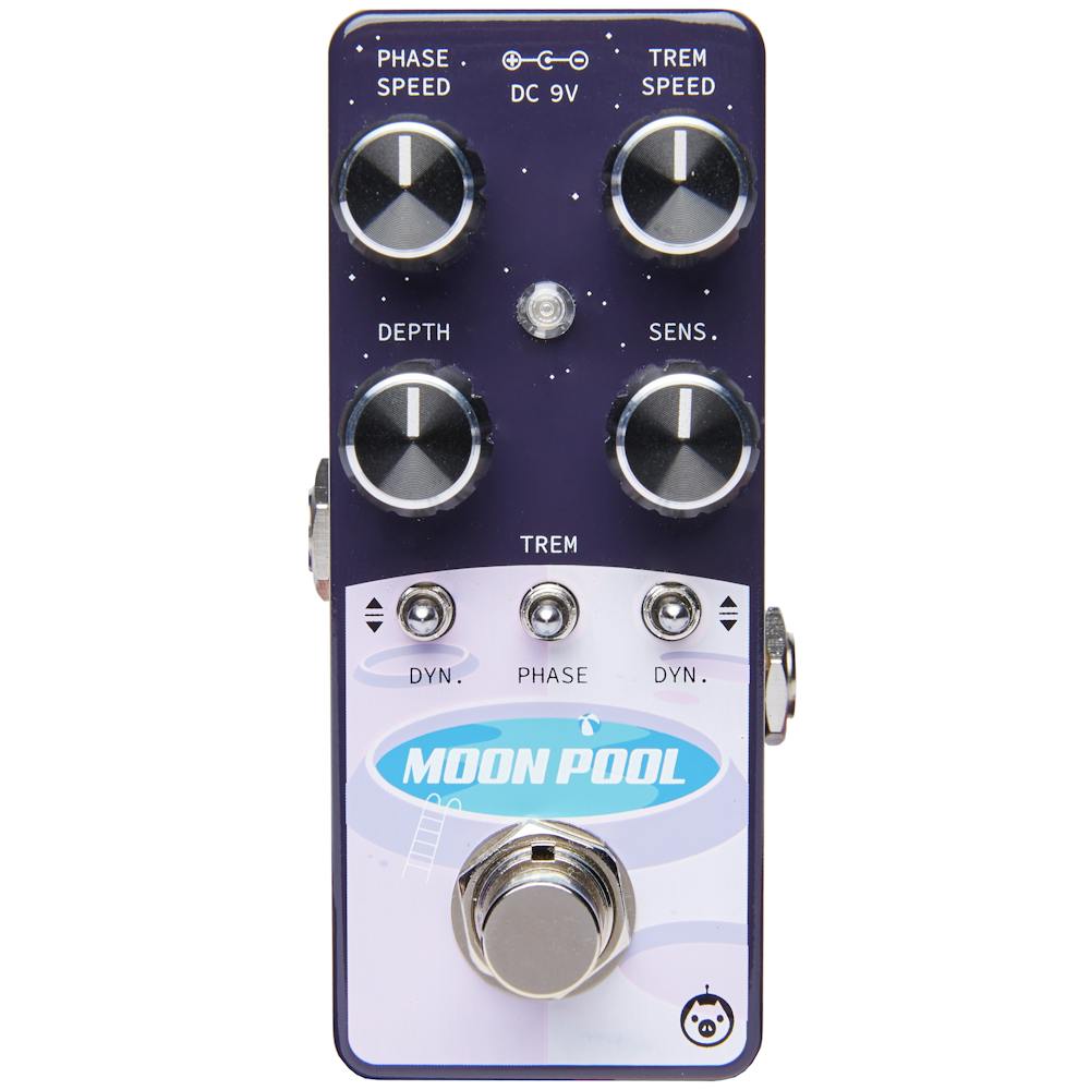 Pigtronix Moon Pool Tremvelope Phaser & Tremolo Micro Pedal