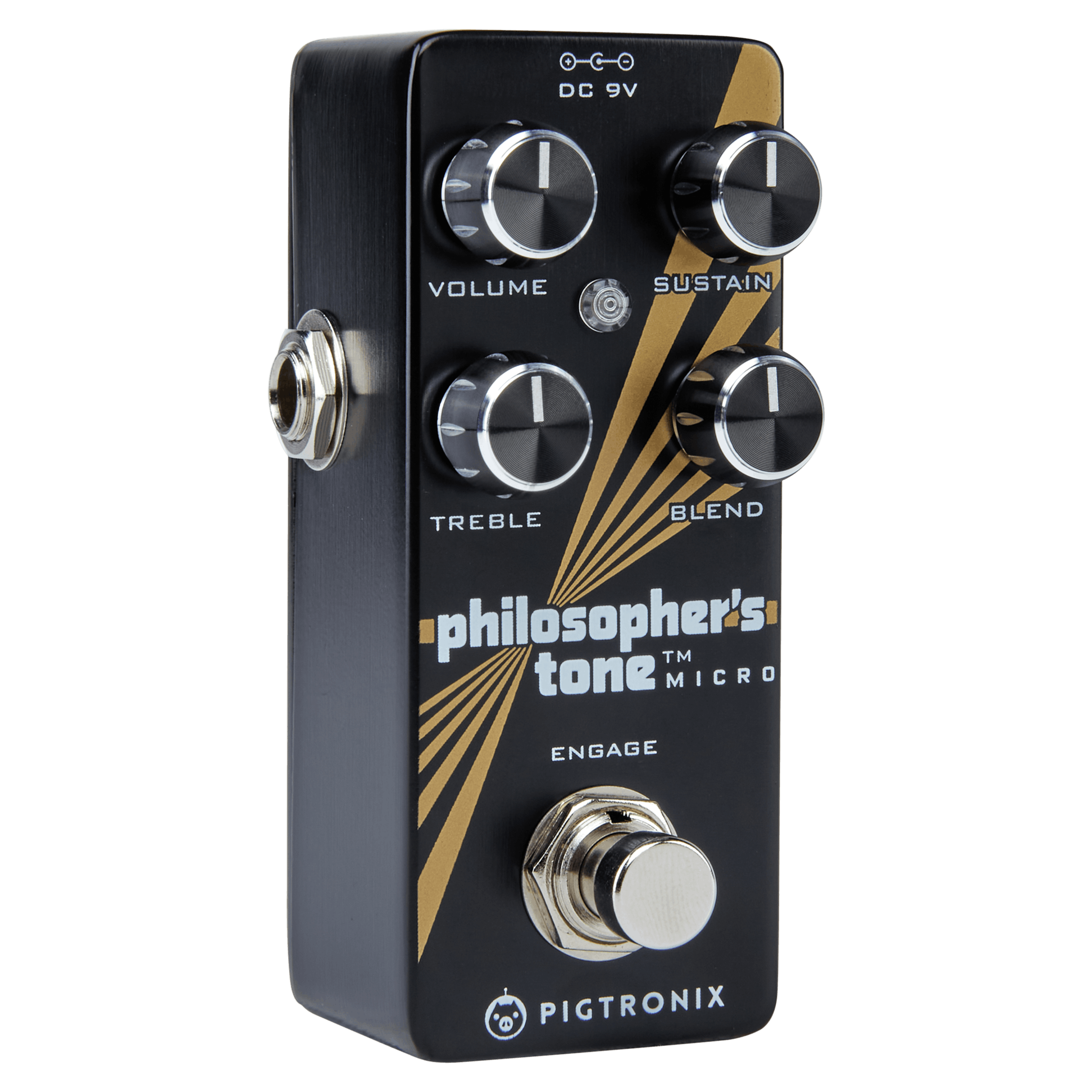 Pigtronix Philosopher's Tone Optical Compressor Micro Pedal Andertons Music Co.