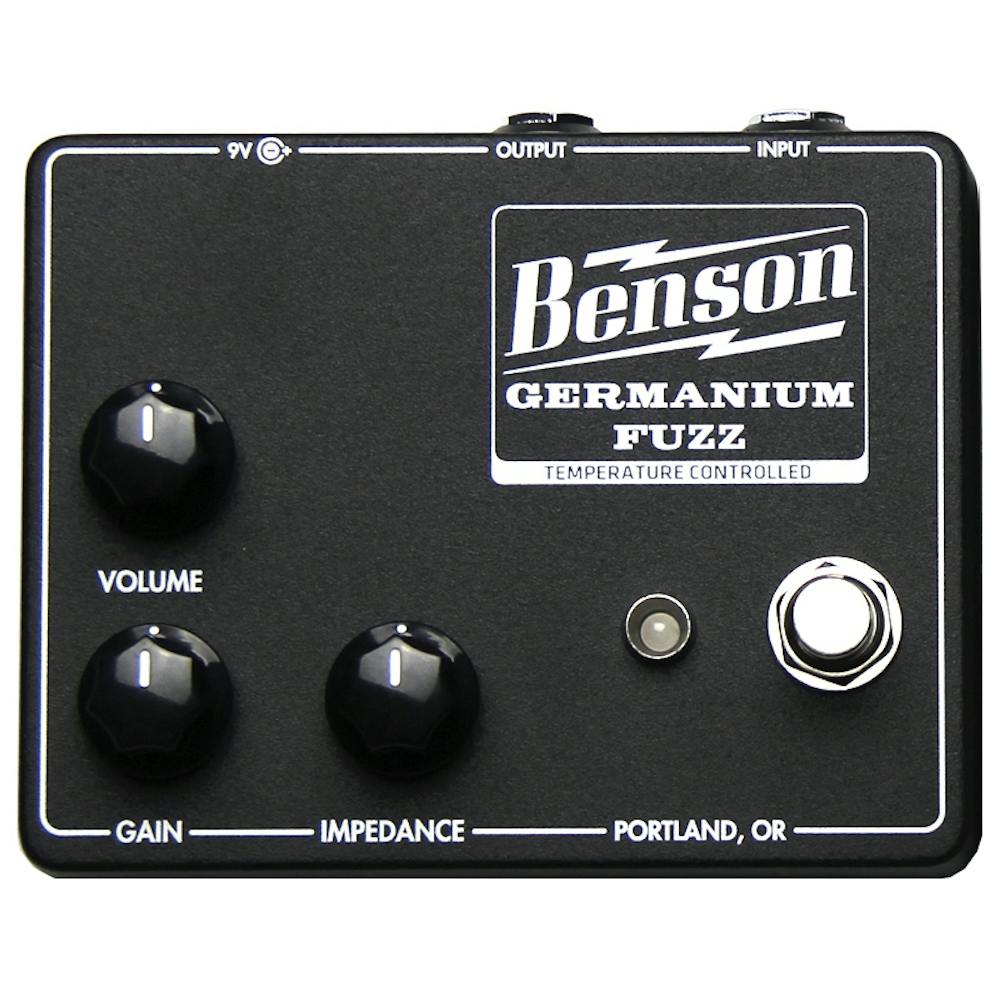 Benson Amps Temperature-Controlled Germanium Fuzz Pedal in Studio Black