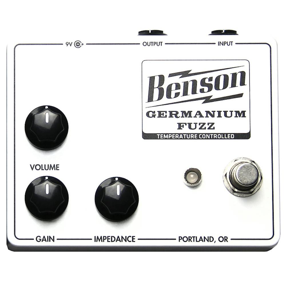 Benson Amps Temperature-Controlled Germanium Fuzz Pedal in Solar White