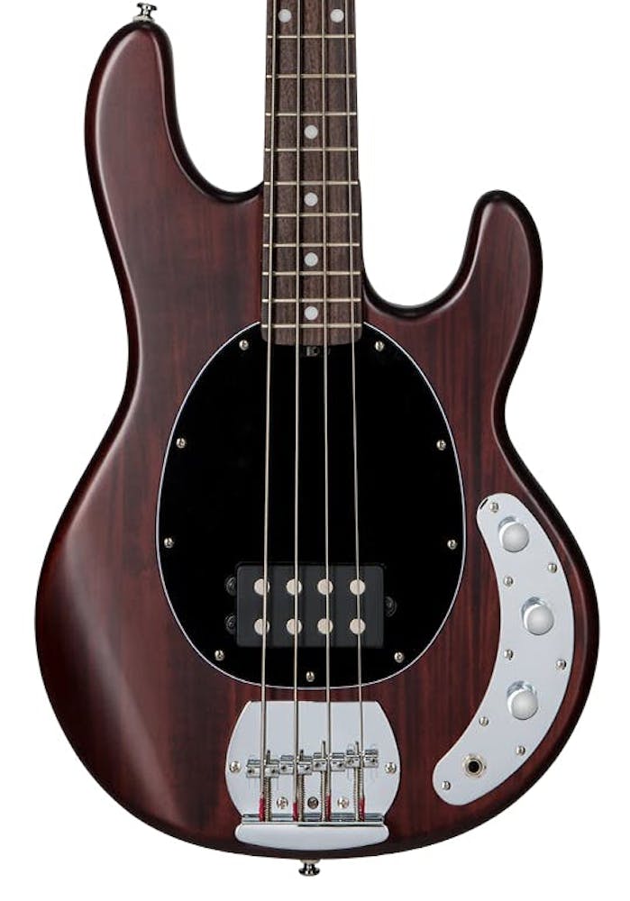 Sterling by Music Man StingRay Ray4 Bass in Walnut Stain