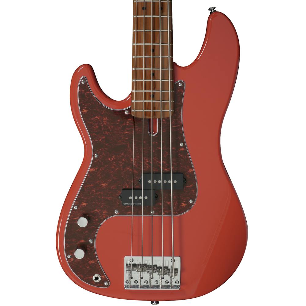 Sire Marcus Miller P5 Alder Left Handed 5-String Bass Guitar in Dakota Red