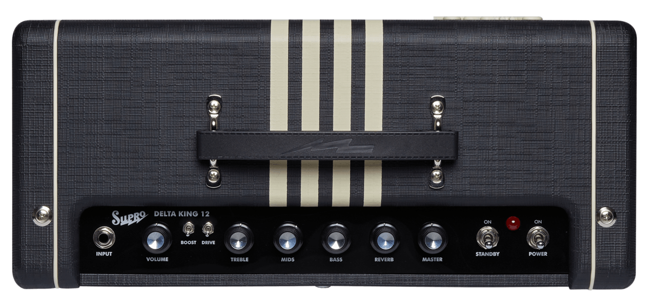 Supro Delta King 12 15-Watt 1x12 Valve Combo Amp in Black - Andertons  Music Co.