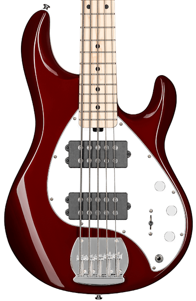 Sterling By Music Man StingRay Ray5HH in Candy Apple Red