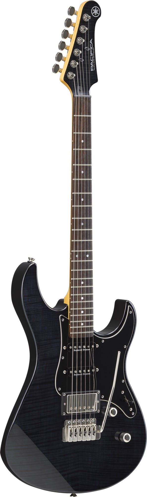 Yamaha Pacifica 612V FM MK II Electric Guitar In Trans Black with Flamed  Maple Top - Andertons Music Co.