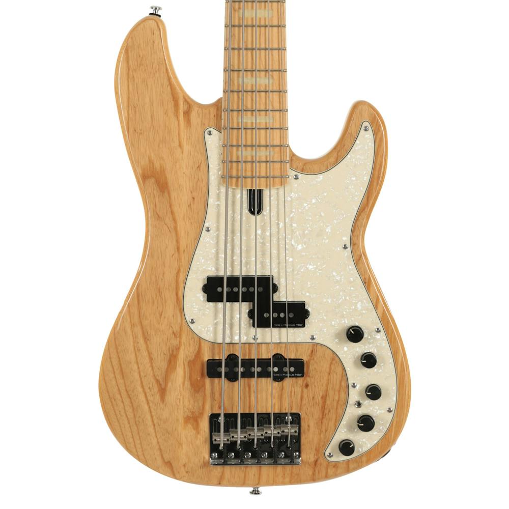 Sire Version 2 Updated Marcus Miller P7 Swamp Ash 5-String Bass in Natural