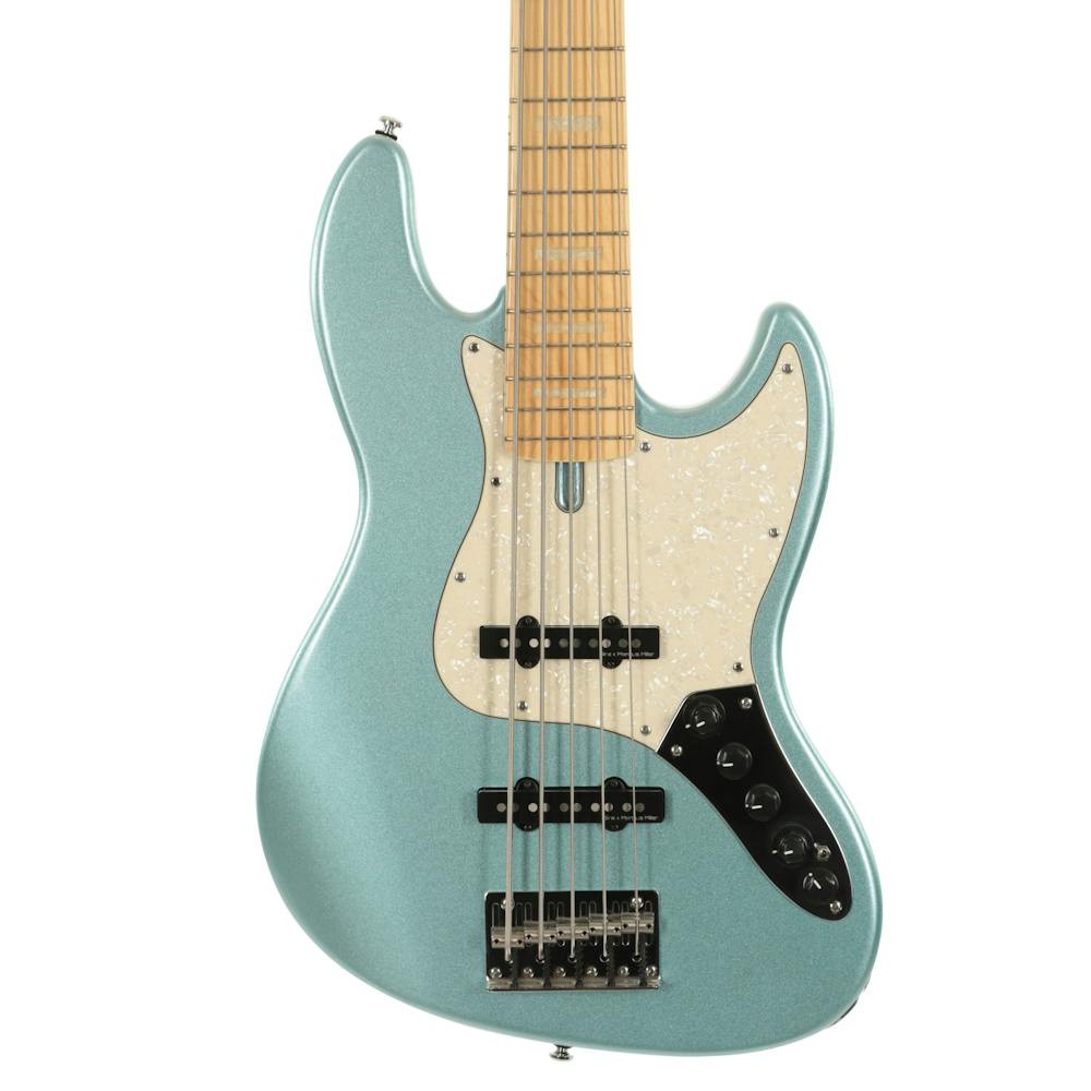 Sire Version 2 Updated Marcus Miller V7 Swamp Ash 5-String Bass in Lake Placid Blue