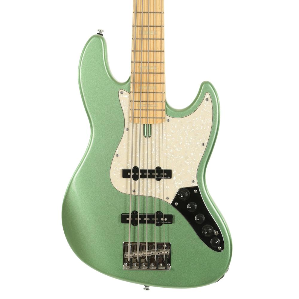 Sire Version 2 Updated Marcus Miller V7 Swamp Ash 5-String bass in Sherwood Green