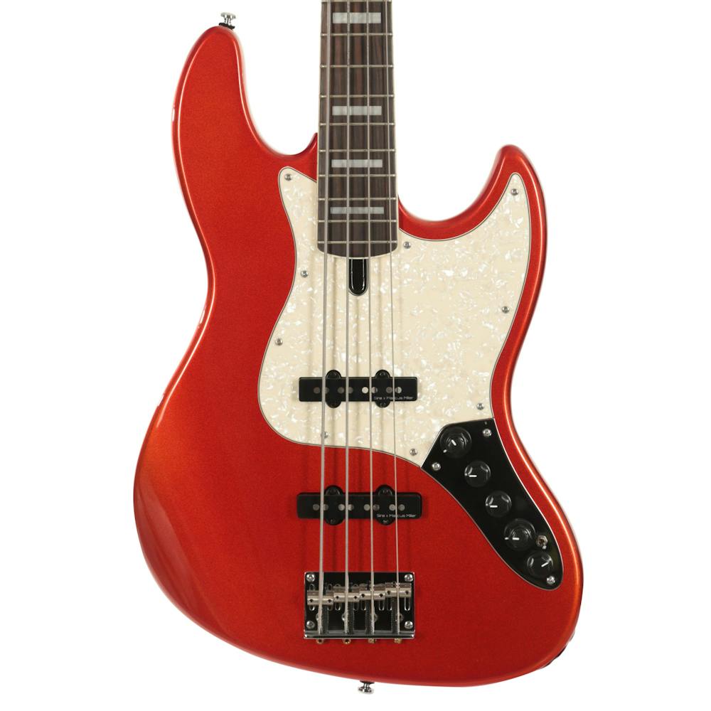 Sire Version 2 Updated Marcus Miller V7 Alder 4-String Bass in Bright Metallic Red