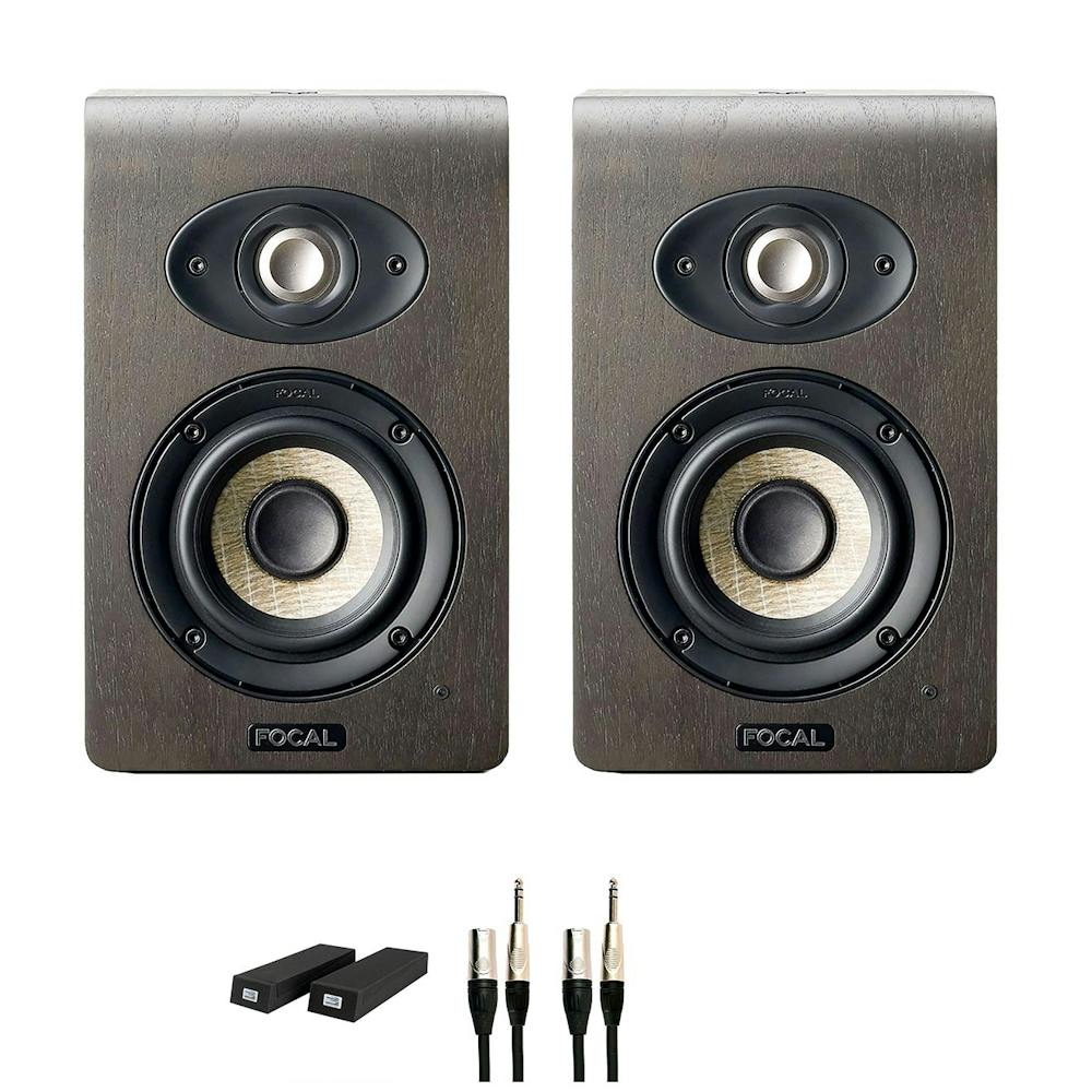 Focal Shape 40 Speakers Bundle with Universal Acoustics foam pads and cables