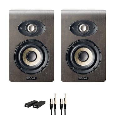 Focal Shape 40 Speakers Bundle with RoXdon Monitor Pads and cables