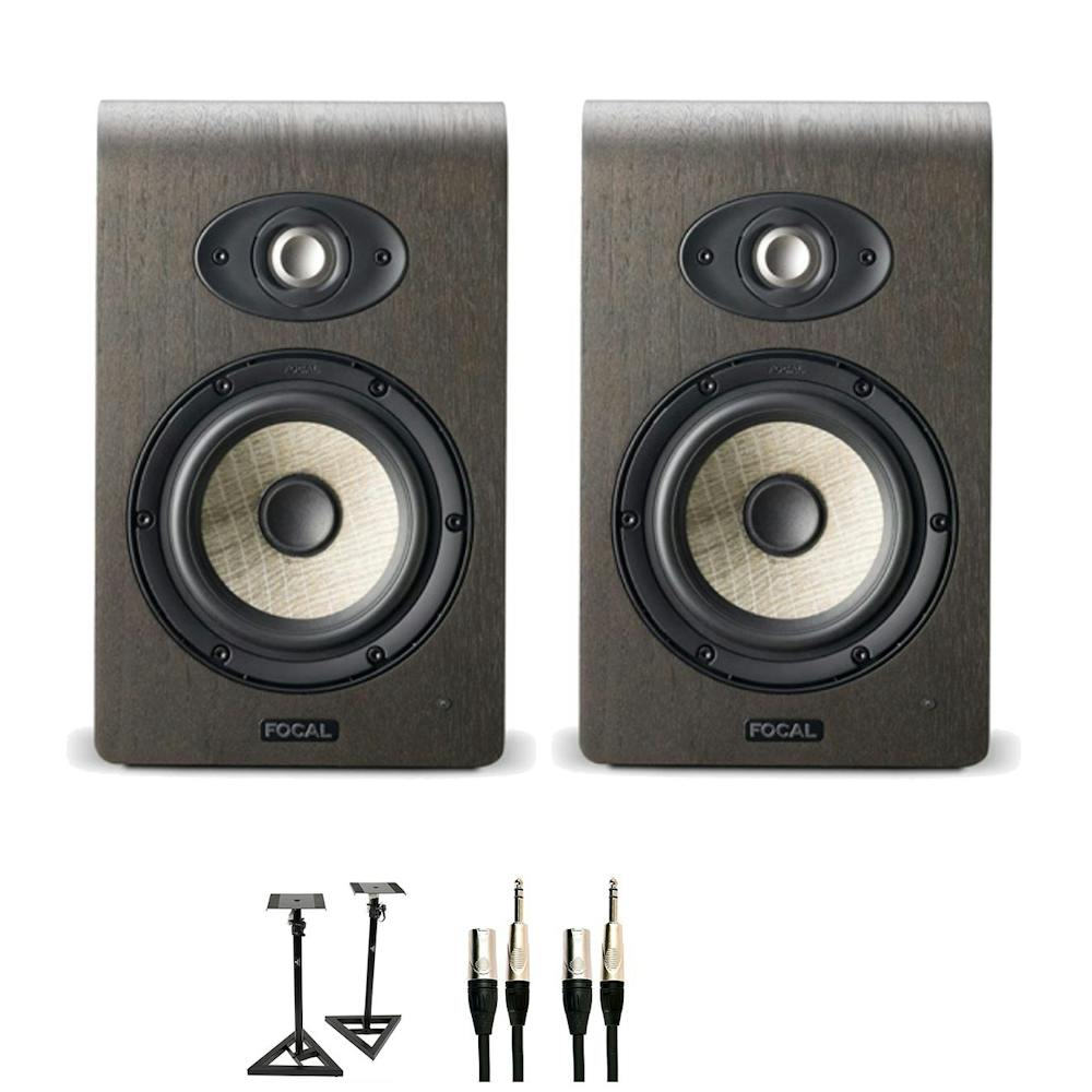 Focal Shape 50 Monitor Speaker Bundle with Stands and Cables