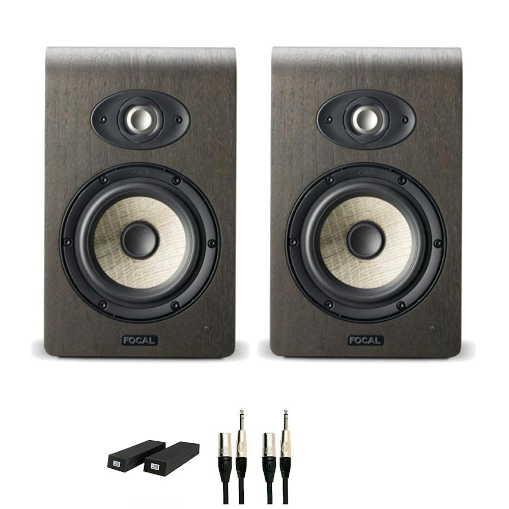 Focal Shape 65 Speakers Bundle with Universal Acoustics foam pads and cables