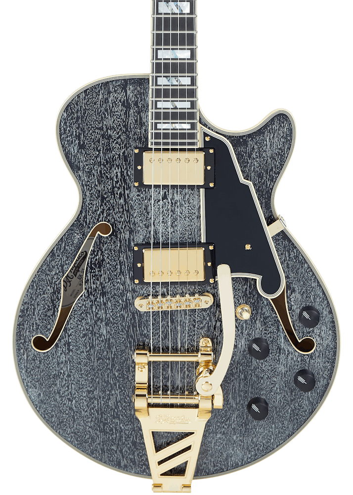 D'Angelico Excel SS Semi Hollow in Black Dog
