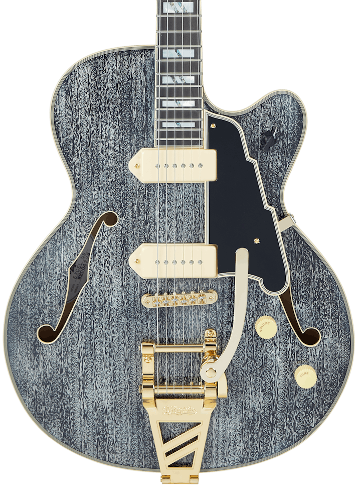 D'Angelico Excel 59 Hollow Body in Black Dog