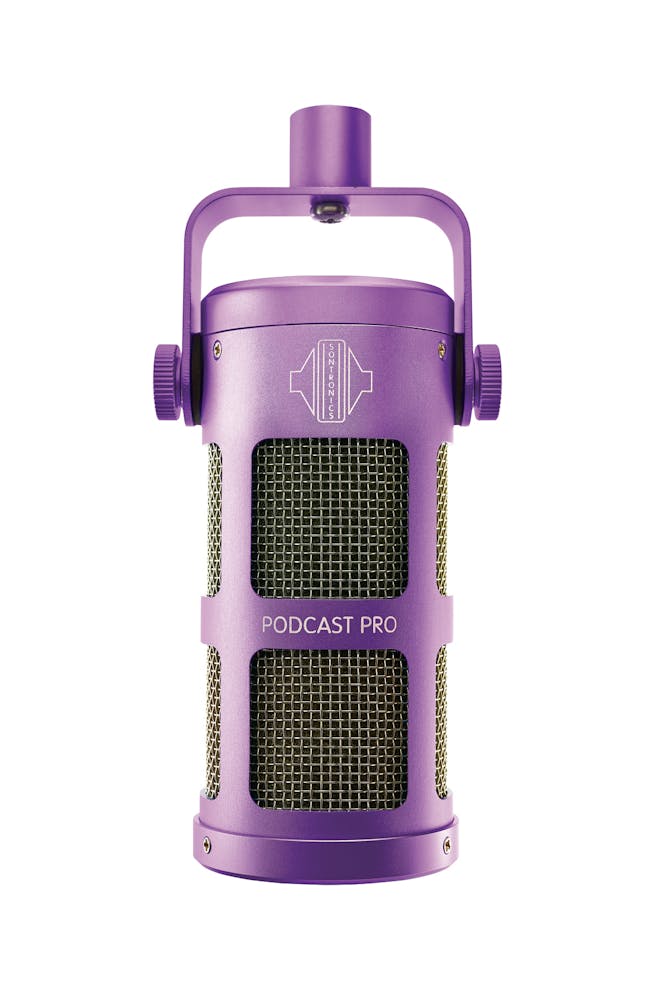 Sontronics Podcast Pro Dynamic Microphone in Purple