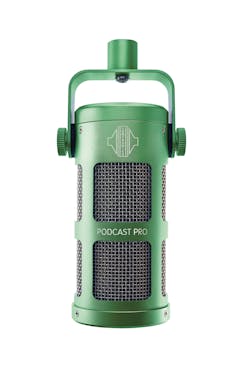 Sontronics Podcast Pro Dynamic Microphone in Green