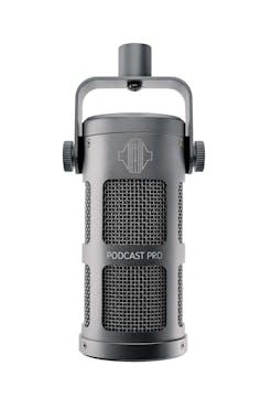 Sontronics Podcast Pro Dynamic Microphone in Cosmic Grey
