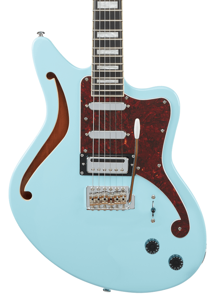 D'Angelico Premier Bedford Semi Hollow in Sky Blue