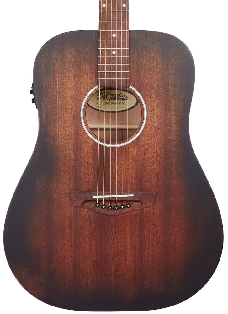 D'Angelico Premier Lexington LS Dreadnought in Aged Mahogany