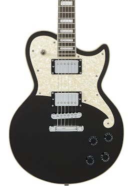 D'Angelico Premier Atlantic Electric Guitar in Black Flake