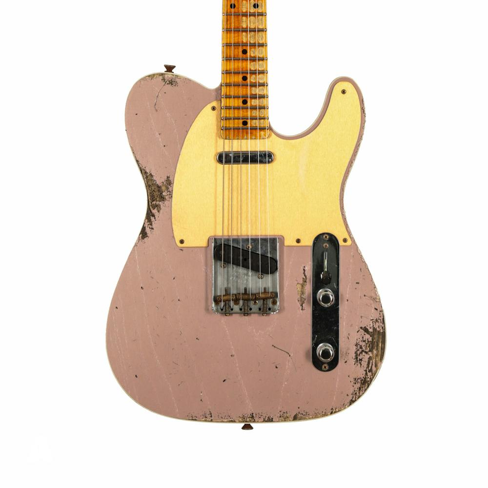 Fender Custom Shop '52 Double Bound Telecaster in Rose Gold Heavy Relic