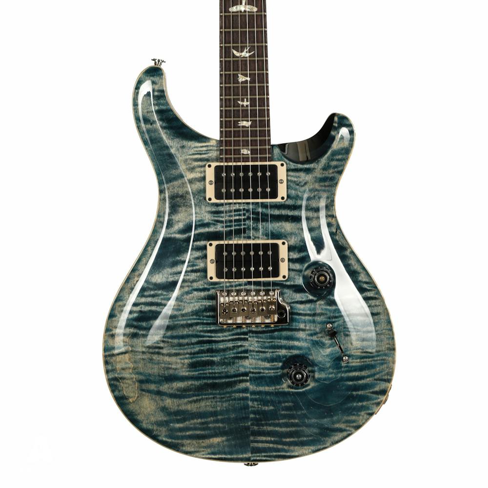 PRS Custom 24 in Faded Whale Blue with Pattern Thin Neck