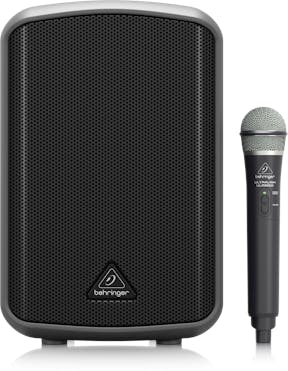 Behringer MPA100BT Portable Battery Powered Speaker with Wireless Microphone